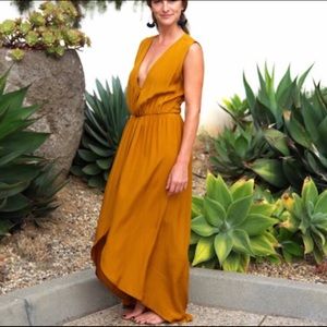 Mustard Gold Ainsley Dress
